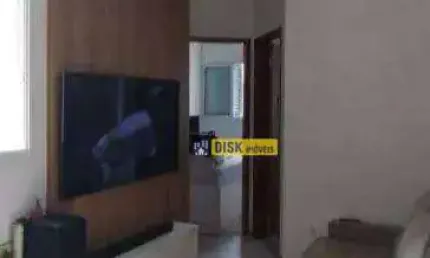 Cobertura com 2 dormitórios à venda, 80 m² por r$ 480.000 - vila scarpelli - santo andré/sp