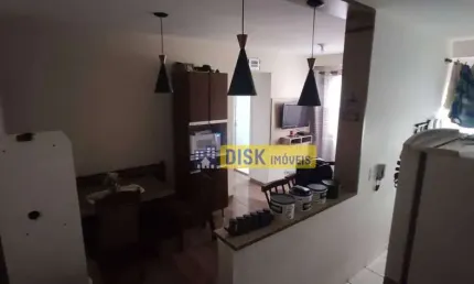 Apartamento com 2 dormitórios e lazer completo para alugar – 42 m² –  vila valparaíso, santo andré