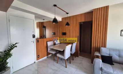 Apartamento com 1 dormitório, 42 m² - venda por r$ 414.000,00 ou aluguel por r$ 3.035,00/mês - jardim olavo bilac - são bernardo do campo/sp