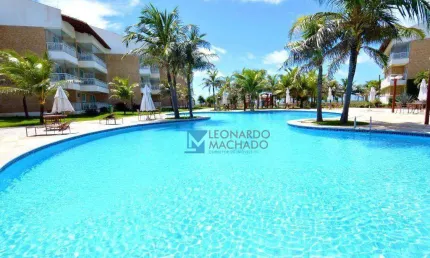 Apartamento frente mar com 3 dormitórios à venda, 170 m² por R$ 1.790.000 - Porto das Dunas - Fortaleza/CE