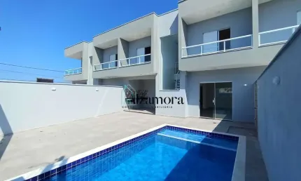 Sobrado Com piscina Vista Mar Bairro Cibartel II Itanhaém -SP
