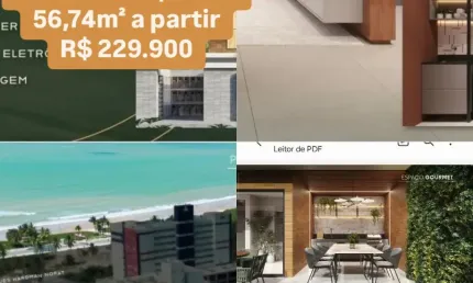 Flat com 1 quarto à venda na Rua Clóvis de Holanda Calado, Intermares, Cabedelo
