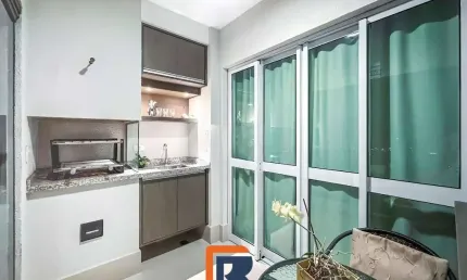 Ótimo apartamento 3 quartos, varanda gourmet e 2 vagas livres no Jardim Aquarius