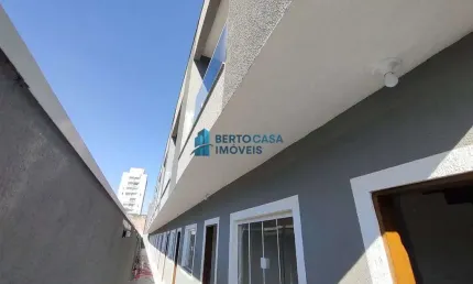 Sobrado novo com 2 quartos em itaquera na vila carmosina