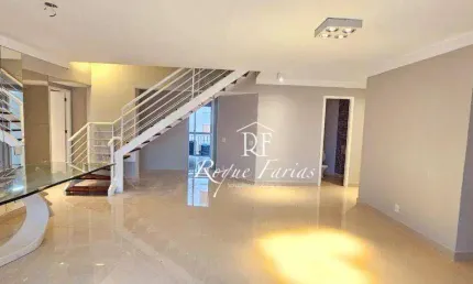Cobertura com 3 dormitórios à venda, 300 m² por r$ 2.500.000,00 - vila são francisco - são paulo/sp