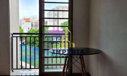 Apartamento com 2 dormitórios para alugar, 52 m² por R$ 2.984,17/mês - Vila Nambi - Jundiaí/SP