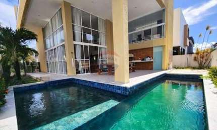 Mansão de Luxo para locação no Condomínio Bosque de Intermares