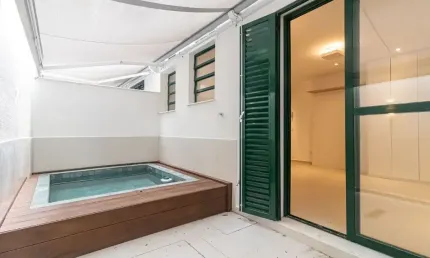 D17-Copacabana-Bairro Peixoto,RJ-Apto Garden Residencial 43m²,Piscina Hidro,1,qto,1wc,SEMI-MOBILIADO