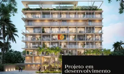 Flat com 1 dormitório à venda por R$ 291.955 - Tambaú - João Pessoa/PB