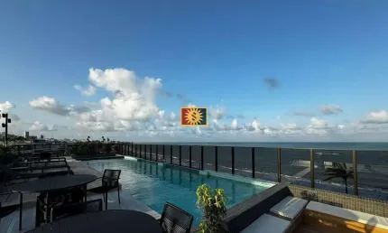 Flat Para Vender com 01 quarto no bairro Bessa em João Pessoa