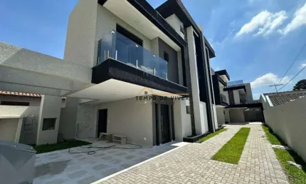 Sobrado com 3 dormitórios à venda, 140 m² por r$ 850.000,00 - xaxim - curitiba/pr