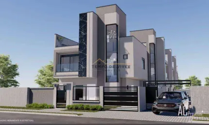 Sobrado com 3 dormitórios à venda, 127 m² por R$ 898.000,00 - Capão Raso - Curitiba/PR