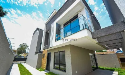 Sobrado com 3 dormitórios à venda, 140 m² por r$ 850.000,00 - guaíra - curitiba/pr