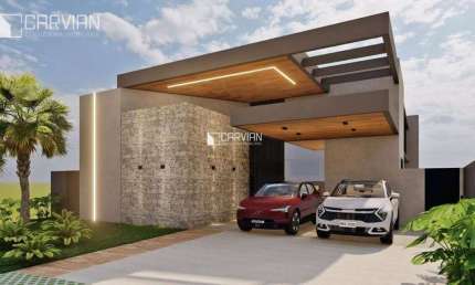 Casa de Condomínio para venda em Bonfim Paulista de 260.00m² com 4 Quartos, 4 Suites e 6 Garagens