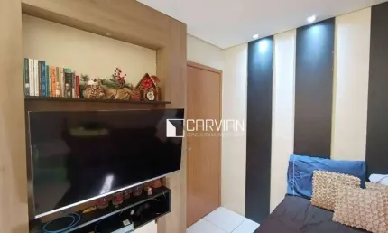 Apartamento com 2 dormitórios à venda, 44 m² por r$ 190.000 - residencial greenville - ribeirão preto/sp