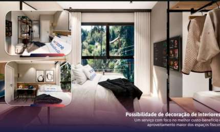 Apartamento com 1 quarto à venda na Geral Do Rosa - Ibiraquera, 41332, Praia do Rosa, Imbituba, 26 m2 por R$ 340.000