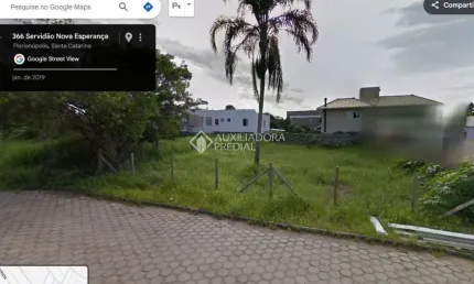 Terreno à venda na Nova Esperança, Campeche, Florianópolis, 408 m2 por R$ 790.000