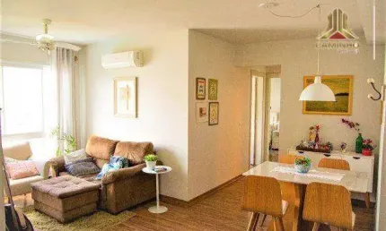 Vendo apartamento de dois dormitórios, com suíte e garagem, no Rossi Caribe em Porto Alegre