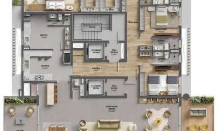 Apartamento com 4 quartos à venda na Rua General Oscar Miranda, 165, Bela Vista, Porto Alegre, 356 m2 por R$ 8.032.000