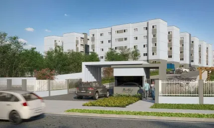 Apartamento com 2 quartos à venda na Estrada Chácara do Banco, 510, Restinga, Porto Alegre, 42 m2 por R$ 205.000