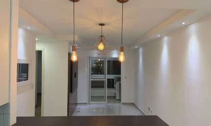 Elegante apartamento tipo para venda e locação com 2 quartos, sendo 1 suíte, 55m²
