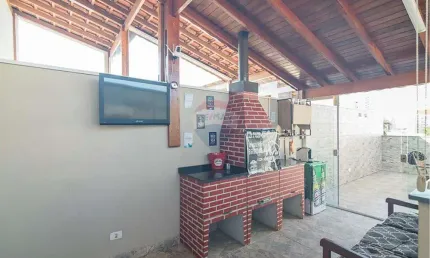 Belissima cobertura de 79m², com localização privilegiada em Santo André, com espaço gourmet
