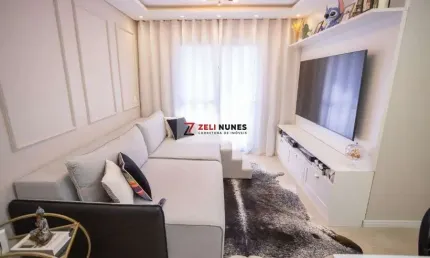 Lindo Apartamento à Venda - Condomínio Chácara Primavera - Eloy Chaves - Jundiai - SP