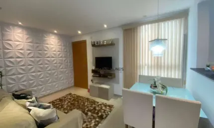 Apartamento com 2 dormitórios à venda, 48 m² por r$ 165.000 - industrial - juiz de fora/mg