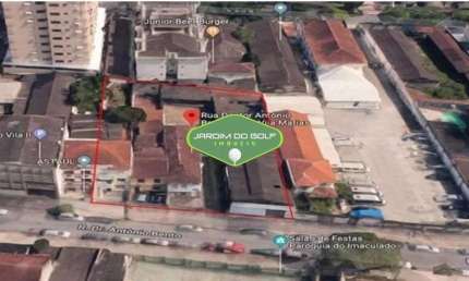 Terreno à venda na Rua Antonio Bento, Vila Mathias, Santos