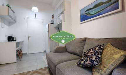 Apartamento Garden para aluguel Santo Amaro 43m² 1 quarto 1 vaga