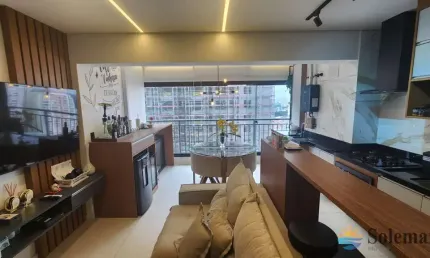 Universo - apartamento mobiliado 3 dorm 1 suite no universo tatuapé andar alto 810 mil