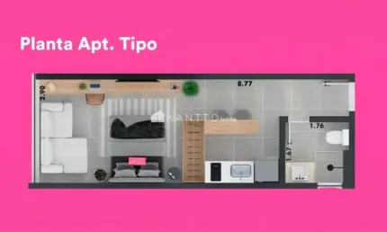Studio com 1 dormitório à venda,  por R$ 219.900.00- Centro - Juiz de Fora/MG