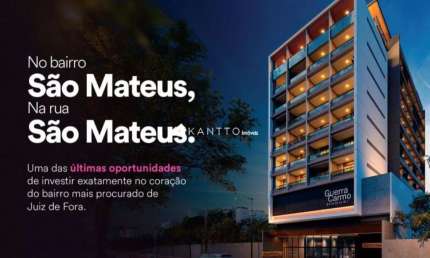 Studio com 1 dormitório à venda, 26 m² por R$ 229.990 - São Mateus - Juiz de Fora/MG