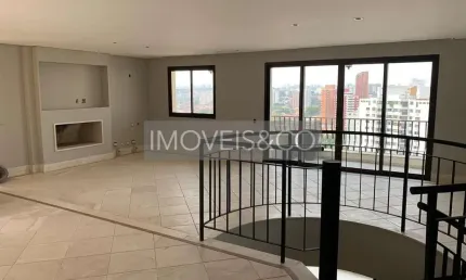 Imóvel de luxo no Campo Belo: Cobertura com 4 quartos, 4 suítes, 801,09m² - Venda ou Locação em SP
