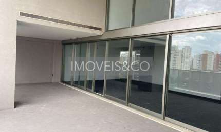 Apartamento semi-mobiliado NOVO à venda na Vila Olímpia, São Paulo-SP, com 4 suítes, 4 vagas de garagem, 275m².