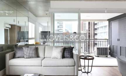 Apartamento para locação na Cidade Monções: 1 quarto, 1 suíte, 1 vaga, 68m² - São Paulo-SP!