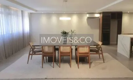 Apartamento de Luxo Mobiliado com 4 Quartos e 2 Suítes no Jardim Europa, São Paulo-SP - 267m² - Venda ou Locação