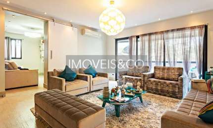 Apartamento para locação MOBILIADO ALTO PADRÃO em São Paulo-SP, 4 quartos, 4 suítes, 3 salas, 3 vagas, 245m² - Planalto Paulista!