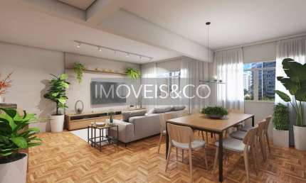 Apartamento à venda no Jardim Paulista, São Paulo - 2 quartos, 1 suíte, 2 salas, 2 banheiros, 1 vaga - 109,13 m². Confira!