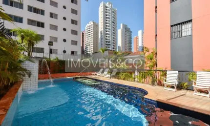 Apartamento à venda em Indianópolis, São Paulo-SP: 3 quartos, 1 suíte, 3 salas, 3 banheiros, 2 vagas - 108m²