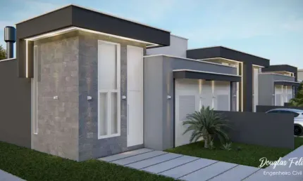 Casa Geminada 2 dormitórios à venda no Bairro Praia Caravelle com 60 m² de área privativa - 1 vaga de garagem