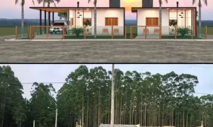 Casa 02 Dorm à venda no Bairro Praia Caravelle (Lot. Jardim América) com 60 m² de área privativa - 1 vaga de garagem