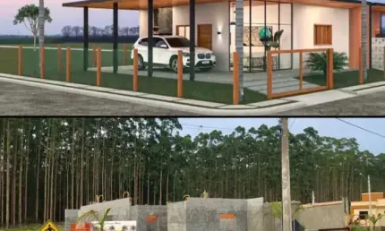Casa 02 Dorm à venda no Bairro Praia Caravelle (Lot. Jardim América) com 77 m² de área privativa - 2 vagas de garagem