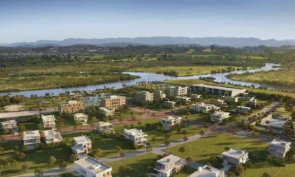 Terreno em loteamento à venda no bairro costa do mampituba com 300 m² de área privativa