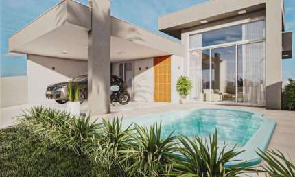 Casa 03 Dorm à venda no Bairro Bella Torres com 137 m² de área privativa - 2 vagas de garagem
