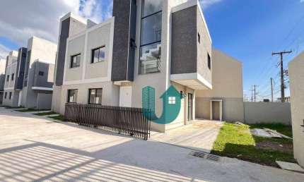 Sobrados triplex novos  no Uberaba - 3 quartos c/ suite, 2 vagas