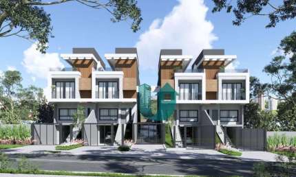 Casas novas em condomínio - 3 suites, terraço com  spa e churrasqueira, 2 vagas no Água Verde