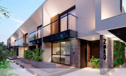 Casas estilo townhouse com 3 suites e 2 vagas - merces