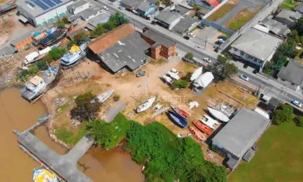 Terreno à venda na Rua José Francisco Laurindo, 1239, São Domingos, Navegantes