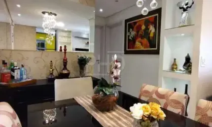 Apartamento à venda, 2 quartos, 1 suíte, 2 vagas, vila valparaíso - santo andré/sp